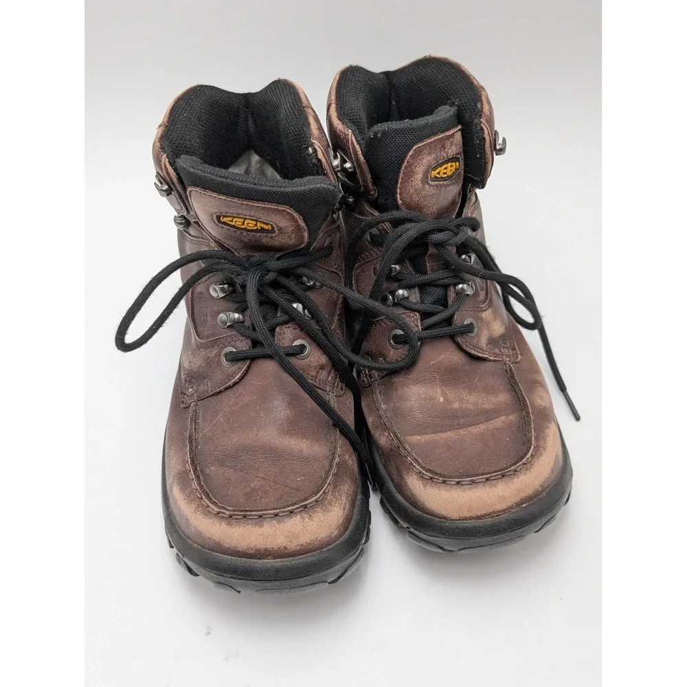Keen Hiking Boots Men 10 Brown 1009250 Keen Dry Waterproof Leather Moc Toe Boot